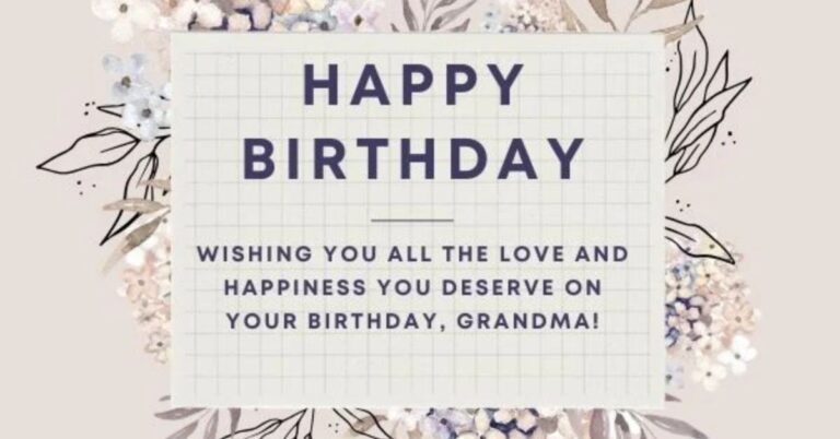 Inspirational Quotes for Your Grandmother Birthday