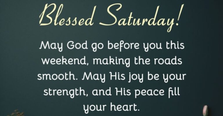 Saturday Blessings