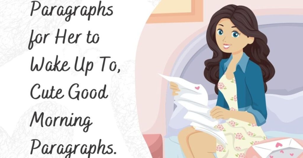 Cute Good Morning Paragraphs for Her