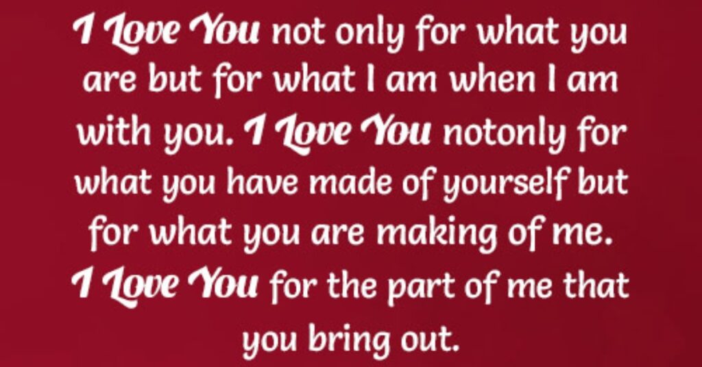Deep Love Paragraph