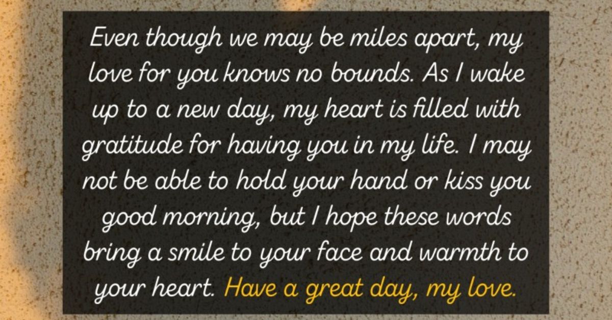 Long Paragraphs for Him to Wake Up