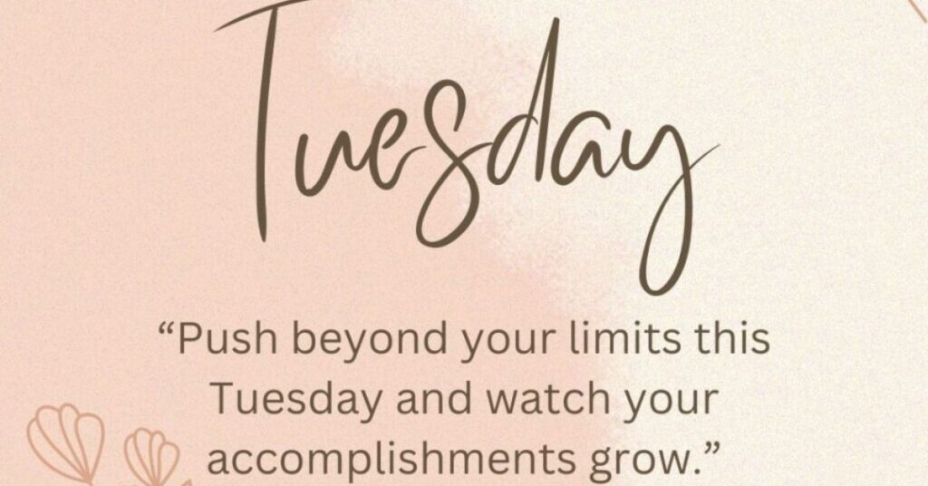Tuesday Motivation