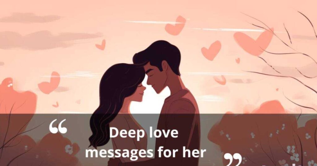 deep love message for her