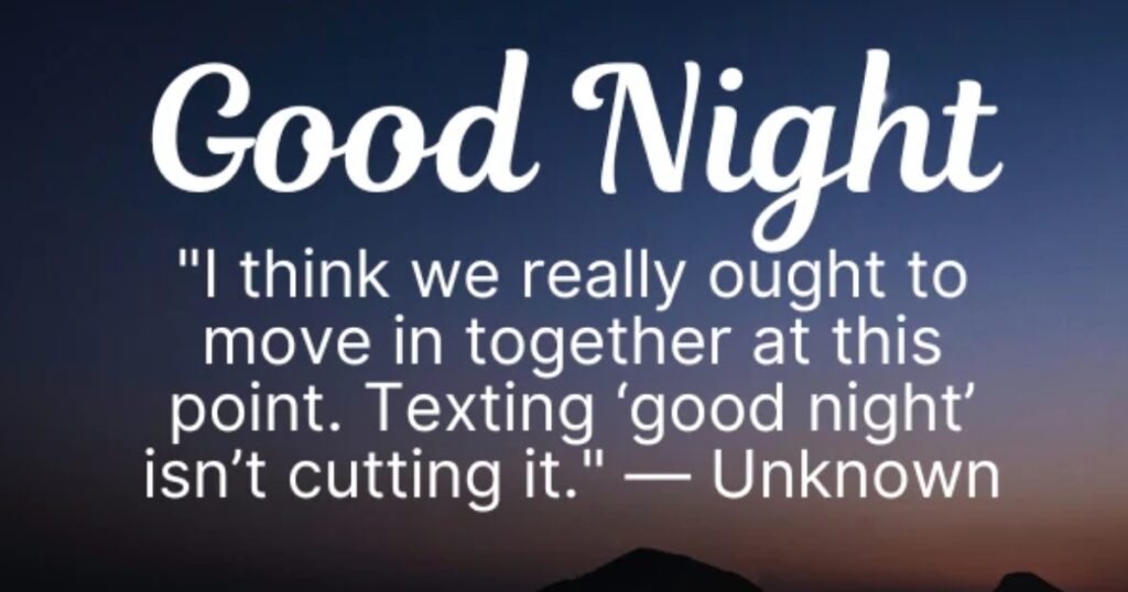 good night message