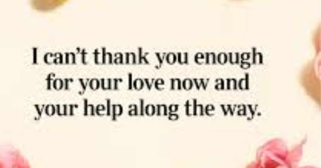 heartfelt Thank You for Financial Support