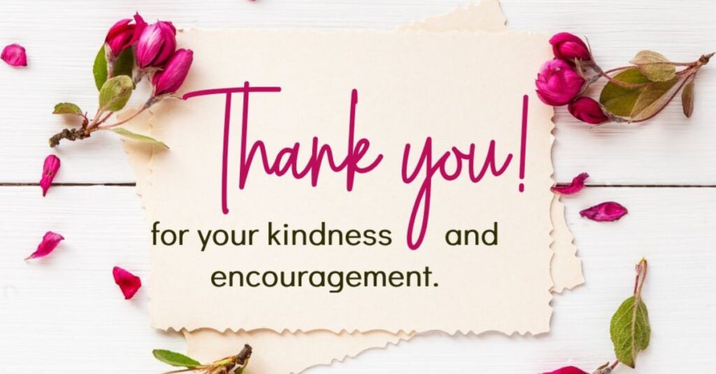 perfect thank you message
