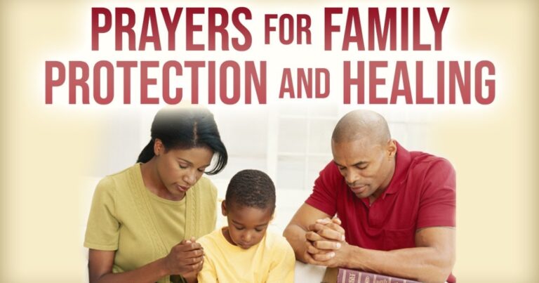 Prayer For Family Pray For Healing And Protection Of  Family
