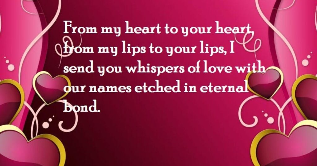 love message for him