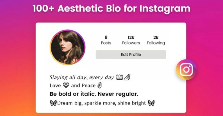 Aesthetic Bio for Instagram