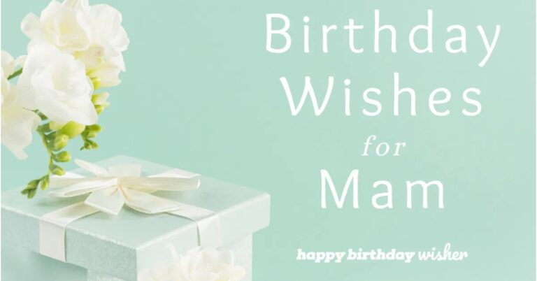 Birthday Wishes For Mam