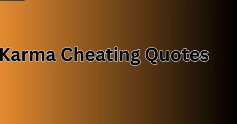 Karma Cheating Quotes