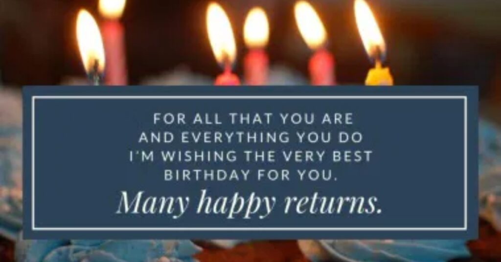 Respectful Birthday Wishes