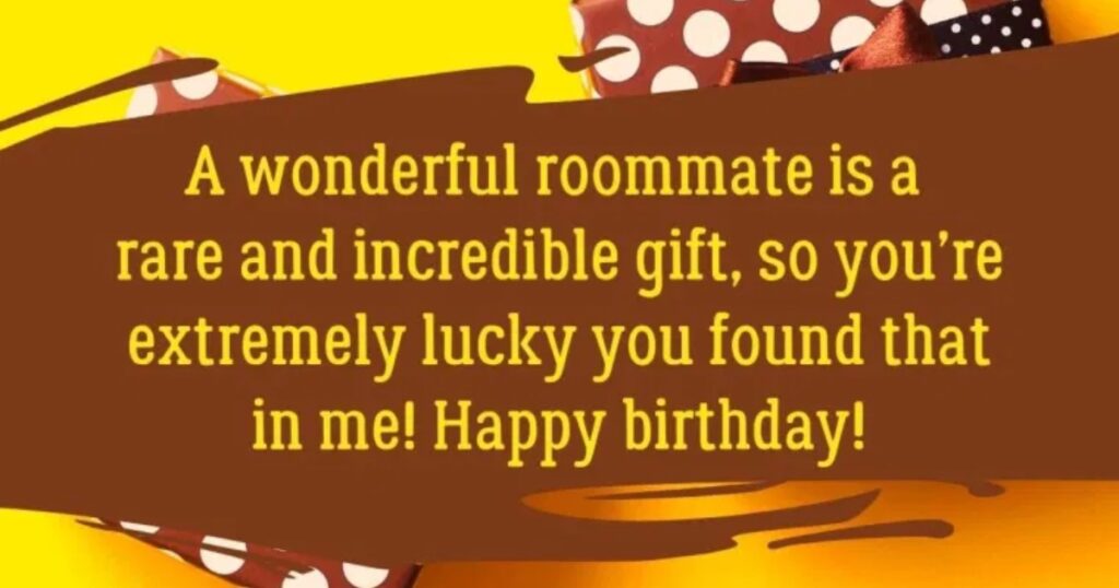 Roommate Birthday Wishes