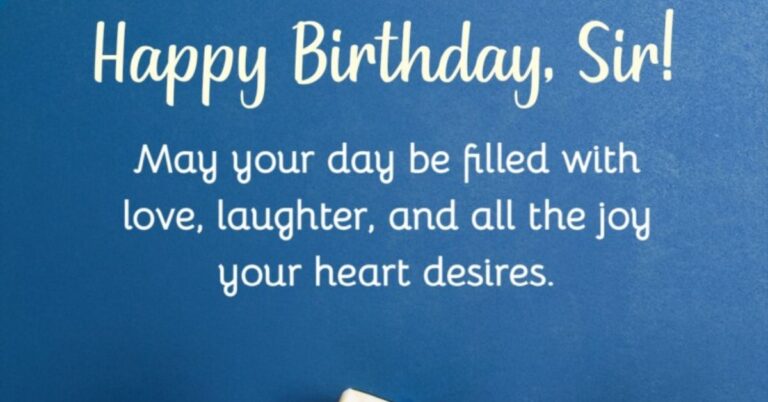 birthday wishes for sir